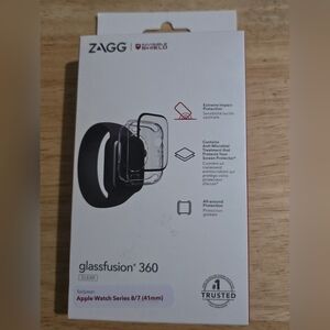 ZAGG GlassFusion 360 Clear Protective Case for Apple Watch Series 8/7 (41mm)